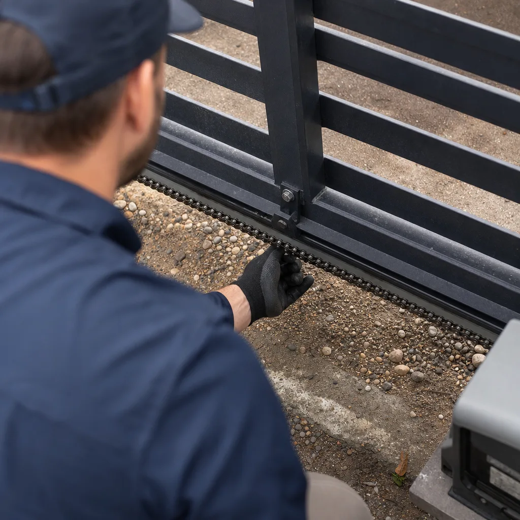 Illustration for gate opener repair