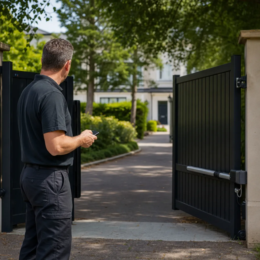 Illustration for electric gate repair near me